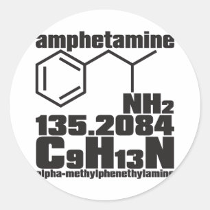 Sticker Rond amphétamine