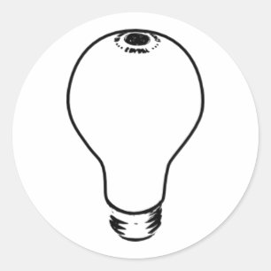 Sticker Rond ampoule