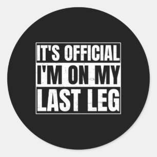 Sticker Rond Ampu De Jambe Pour Un Ampu De Jambe En Fauteuil Ro