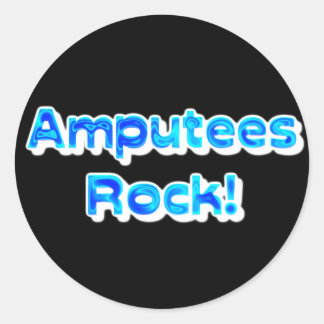 Sticker Rond Amputés Rock !