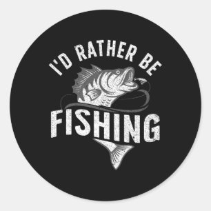 Sticker Rond Amusante Pêche Nouveauté Design Pour Hommes Femmes