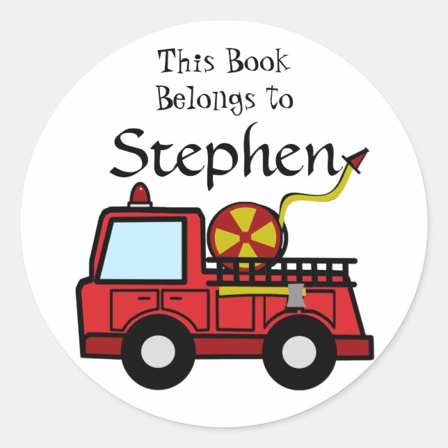 Sticker Rond Amusement camion (Devant)