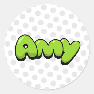 Sticker Rond Amy