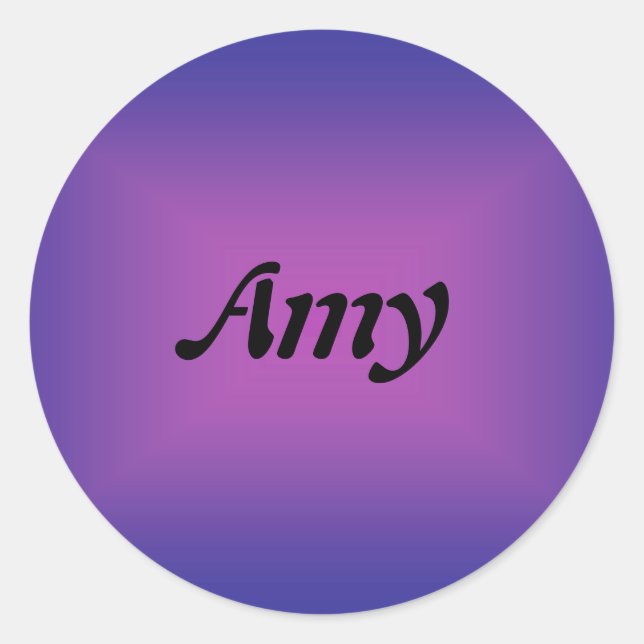 Sticker Rond Amy (Devant)