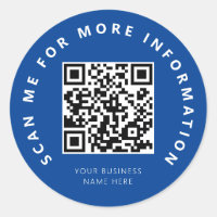 Analyser mon code QR bleu Scannable