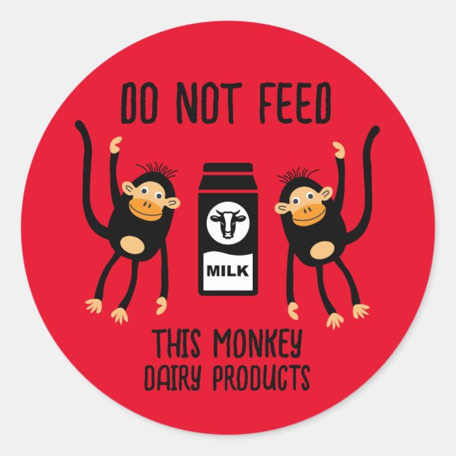 Sticker Rond Anaphylaxie Enfants Avertissements allergiques (Devant)