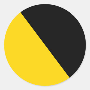 Sticker Rond Ancap Anarchocapitaliste Drapeau