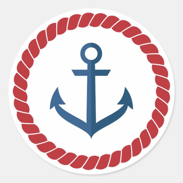 Sticker Rond Anchor (Devant)