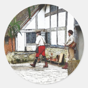 STICKER ROND ANCIENNE ANGLETERRE