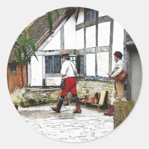 STICKER ROND ANCIENNE ANGLETERRE