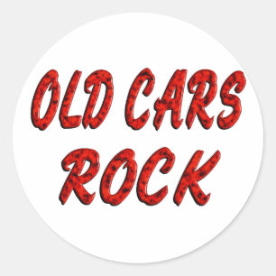 STICKER ROND ANCIENNE ROCHE DE VOITURES