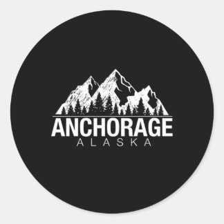Sticker Rond Ancrage Alaska
