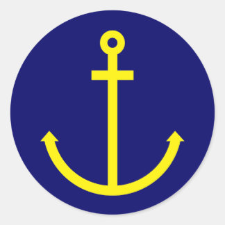 Sticker Rond Ancres Aweigh