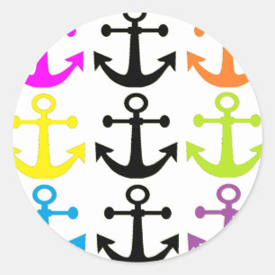 Sticker Rond Ancres lumineuses