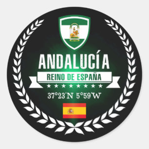 Sticker Rond Andalucía