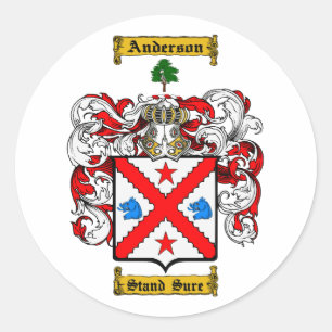 Sticker Rond Anderson (irlandais)