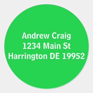 Sticker Rond Andrew Craig1234 StHarrington principal De 19952