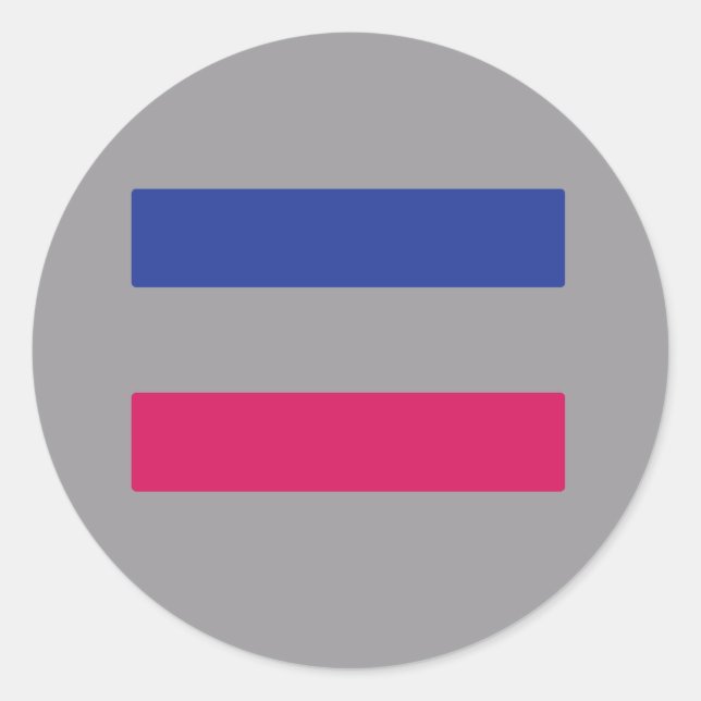 Sticker Rond Androgyne (Devant)