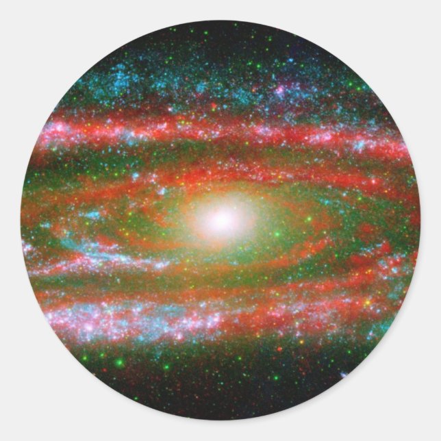 Sticker Rond Andromeda Galaxy (Devant)