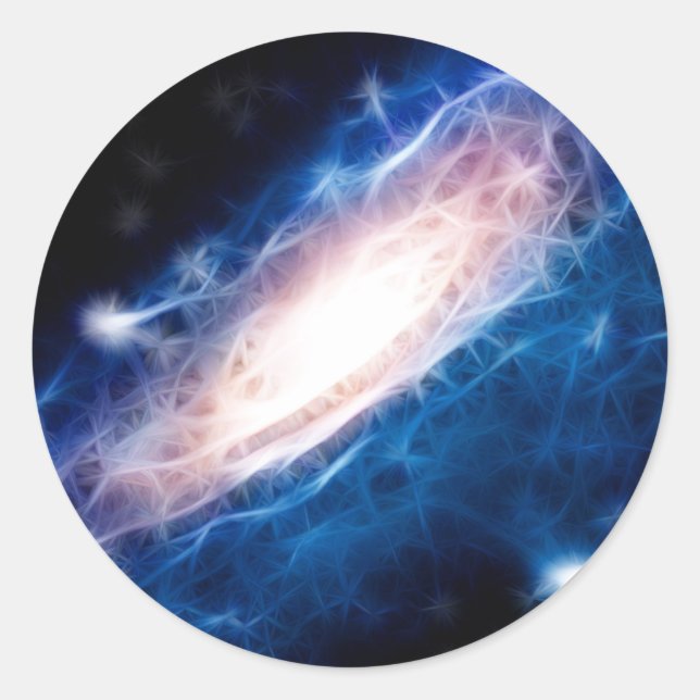 Sticker Rond Andromeda Galaxy (Devant)