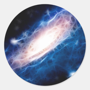 Sticker Rond Andromeda Galaxy