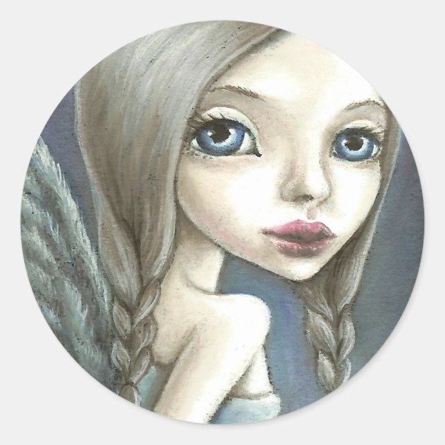 Sticker Rond ange (Devant)