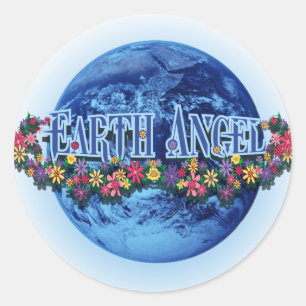 Sticker Rond Ange de la Terre