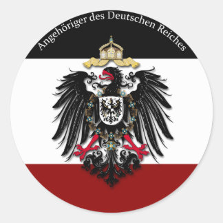 Sticker Rond Angehöriger des Deutschen Reiches