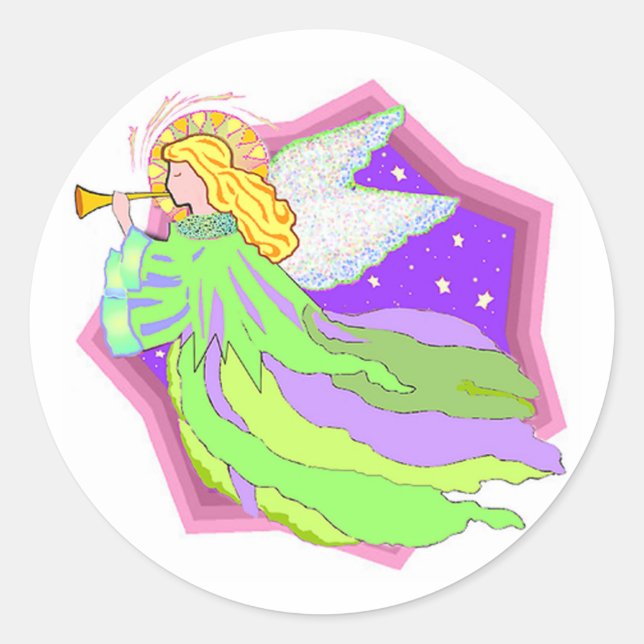 Sticker Rond Angel (Devant)