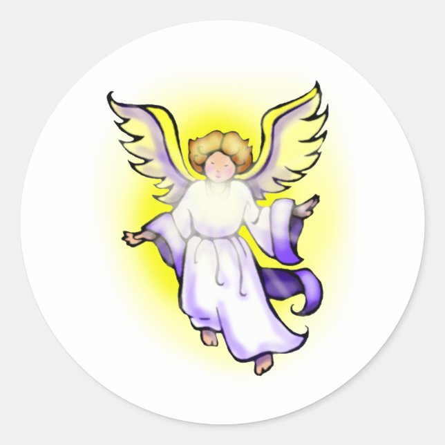 Sticker Rond Angel (Devant)