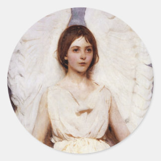 Sticker Rond Angel, Abbott Handerson Thayer Fine Art