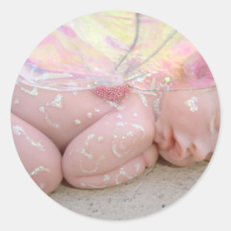 Sticker Rond angel-baby-