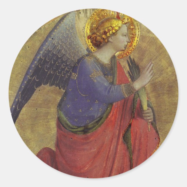 Sticker Rond Angel en or (Devant)