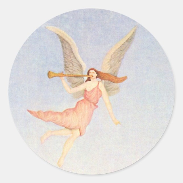 Sticker Rond Angel, Henri Rousseau (Devant)