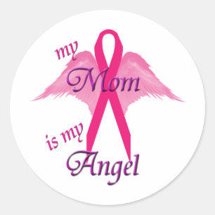 Sticker Rond Angel Maman