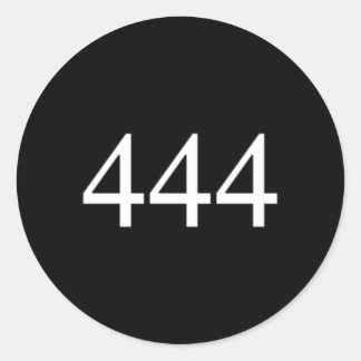 Sticker Rond Angel Numéro 444 Vous Êtes Divincieusement Protégé