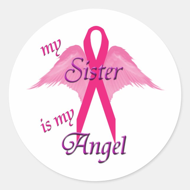 Sticker Rond Angel Sister (Devant)