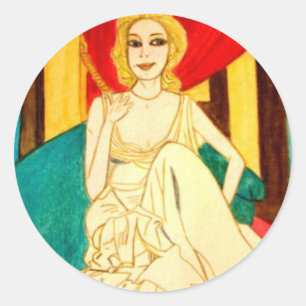 Sticker Rond Angelique