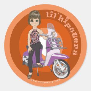Sticker Rond Angie