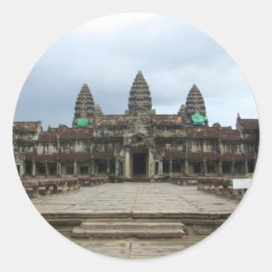 Sticker Rond Angkor Wat