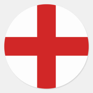 Sticker Rond Angleterre Drapeau de haute qualité