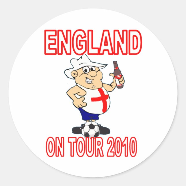 Sticker Rond ANGLETERRE En tournée (Devant)