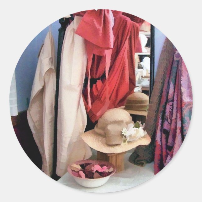 STICKER ROND ANGLETERRE VICTORIENNE (Devant)