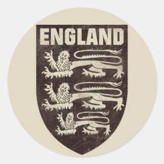Sticker Rond Angleterre vintage