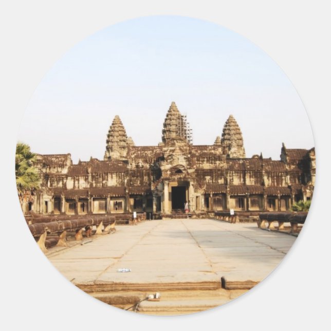 Sticker Rond Angor Wat (Devant)