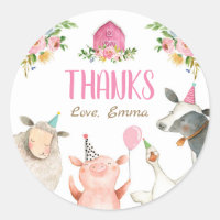 Animaux de ferme Barnyard Pink Farmhouse Favoriser