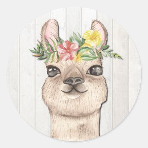 STICKER ROND ANIMAUX DE FÊTE