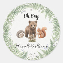 Animaux de la forêt de boisland bébé shower
