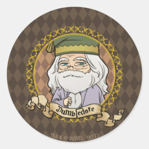 Sticker Rond Anime Dumbledore