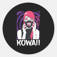 Anime Girl Yandere Horror Face Alien Kawaii Goth